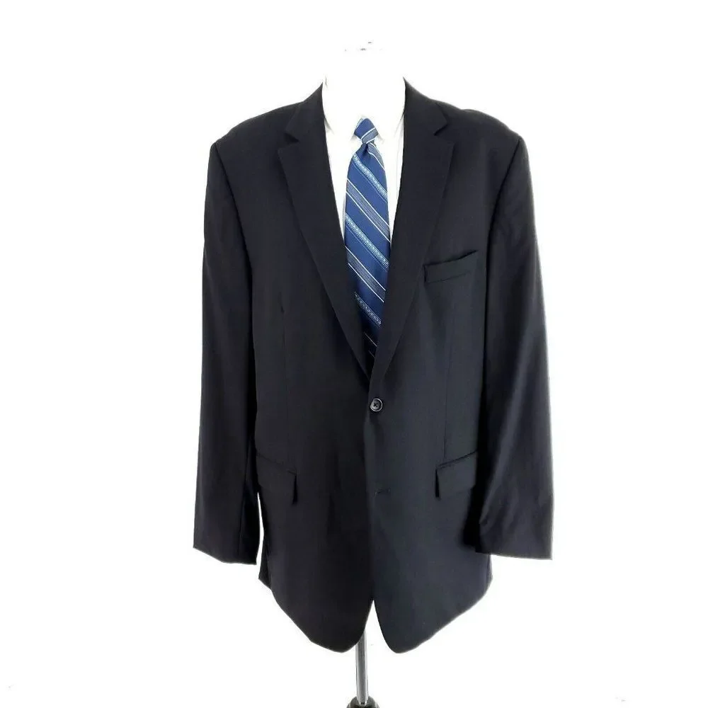 Pronto Uomo Wool 2 Button Blazer 46L Or Slim Fit‎ 48L Gray